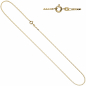 Preview: Venezianerkette 585 Gelbgold 1,0 mm 45 cm Gold Kette Halskette Goldkette