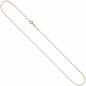 Preview: Venezianerkette 585 Gelbgold 1,0 mm 45 cm Gold Kette Halskette Goldkette