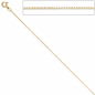 Preview: Venezianerkette 585 Gelbgold 1,0 mm 45 cm Gold Kette Halskette Goldkette