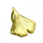 Preview: Anhänger, 9mm Ginkgoblatt glzd 9Kt GOLD
