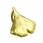 Preview: Anhänger, 9mm Ginkgoblatt glzd 9Kt GOLD