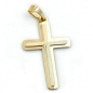 Preview: Anhänger, Kreuz massiv 3-farb. 14Kt GOLD