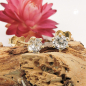 Preview: Stecker 5mm Zirkonia 9Kt GOLD