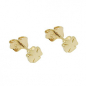 Preview: Stecker 5mm Kleeblatt glänzend 9Kt GOLD