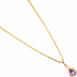Preview: Anhänger Tropfen 333 Gold Gelbgold 1 Amethyst lila violett Goldanhänger
