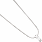 Preview: Einhänger Anhänger 925 Sterling Silber rhodiniert 1 Zirkonia