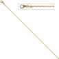 Preview: Kobrakette oval 333 Gelbgold 1,7 mm 50 cm Gold Kette Halskette Goldkette