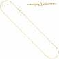 Preview: Criss-Cross Kette 333 Gelbgold 1,3 mm 45 cm Gold Halskette Goldkette Karabiner