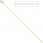 Preview: Criss-Cross Kette 333 Gelbgold 1,3 mm 45 cm Gold Halskette Goldkette Karabiner