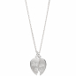 Preview: Anhänger Ich Liebe Dich / geteiltes Herz 925 Sterling Silber Partneranhänger