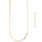 Preview: Panzerkette 333 Gelbgold 6,6 mm 50 cm Gold Kette Halskette Goldkette Karabiner