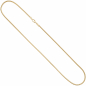 Preview: Schlangenkette aus 585 Gelbgold 2,4 mm 45 cm Gold Kette Halskette Goldkette