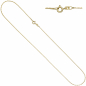 Preview: Venezianerkette 925 Sterling Silber gold vergoldet 1,3 mm 50 cm Kette Halskette