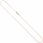 Preview: Venezianerkette 925 Silber rotgold vergoldet 0,8 mm 45 cm Kette Halskette