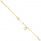 Preview: Schildband mit Herz 333 Gold Gelbgold Gravur ID Armband 14 cm