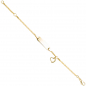 Preview: Schildband mit Herz 333 Gold Gelbgold Gravur ID Armband 14 cm