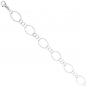 Preview: Halskette Kette 925 Sterling Silber 80 cm Silberkette Karabiner