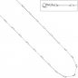 Preview: Collier Halskette 925 Sterling Silber 42 cm Kette Silberkette