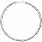 Preview: Königskette oval 925 Sterling Silber 45 cm Kette Halskette Silberkette Karabiner