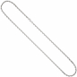 Preview: Ankerkette 925 Silber diamantiert 3,4 mm 55 cm Kette Halskette Silberkette