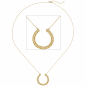 Preview: Collier Kette mit Anhänger Geflecht 750 Gold Gelbgold 45 cm Goldkette