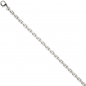 Preview: Ankerarmband 585 Gold Weißgold diamantiert 21 cm Armband Weißgoldarmband