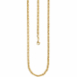 Preview: Königskette 925 Sterling Silber gold vergoldet 3,2 mm 60 cm Kette Halskette