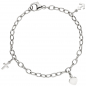 Preview: Kinder Armband Glaube Liebe Hoffnung 925 Sterling Silber 16 cm