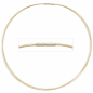 Preview: Halsreif 7-reihig 585 Gold Gelbgold 45 cm Goldkette Goldreif