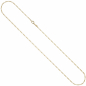 Preview: Figarokette 333 Gold Gelbgold diamantiert 1,7 mm 45 cm Kette Halskette Goldkette
