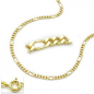 Preview: Kette 1,6mm Figarokette 9Kt GOLD 42cm