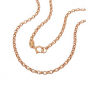 Preview: Kette - Ankerkette - rund - 9Kt Rotgold - 45cm