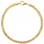 Preview: Königsarmband 333 Gold Gelbgold 19 cm Armband Goldarmband