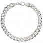 Preview: Panzerarmband 925 Sterling Silber 21 cm Armband Silberarmband