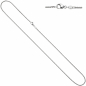 Preview: Zopfkette 585 Gold Weißgold 1,2 mm 45 cm Kette Halskette Goldkette Karabiner