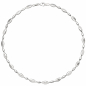 Preview: Collier Halskette 925 Silber 108 Zirkonia 45 cm Kette Silberkette