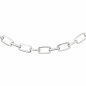 Preview: Collier Halskette 925 Sterling Silber 154 Zirkonia 45 cm Kette Silberkette