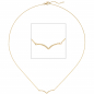 Preview: Collier Halskette 585 Gold Gelbgold 45 cm