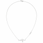 Preview: Collier 925 Sterling Silber 16 Zirkonia 45 cm