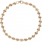 Preview: Armband 585 Gold Rotgold 27 Diamanten Brillanten 0,88ct. 18 cm Tennisarmband