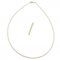 Preview: Kette 0,8mm Rundkette 9Kt GOLD 42cm