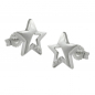 Preview: Stecker 10x10mm Stern mit Zirkonia Silber 925