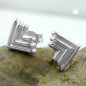 Preview: Stecker Winkel dreifach Silber 925