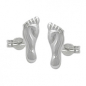 Preview: Stecker 12x4,5mm Füße glänzend Silber 925
