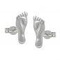 Preview: Stecker 12x4,5mm Füße glänzend Silber 925