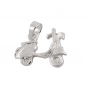 Preview: Anhänger 12x16mm kleiner Motorroller Silber 925