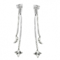 Preview: Stecker 41mm lang Kette mit Mond/Stern Silber 925