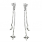 Preview: Stecker 41mm lang Kette mit Mond/Stern Silber 925