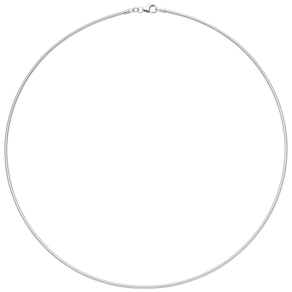 Halsreif 925 Sterling Silber 1,5 mm 45 cm Kette Halskette Silberhalsreif