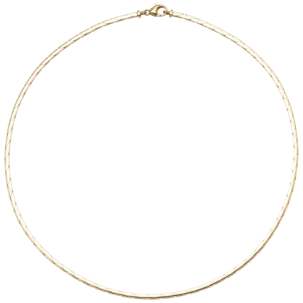 Halskette Kette 585 Gold Gelbgold 42 cm Goldkette Karabiner